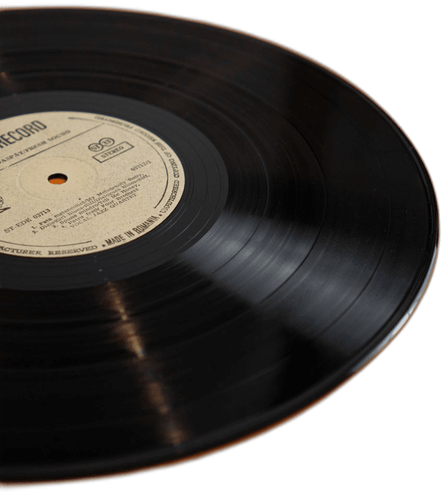 A vinyl record